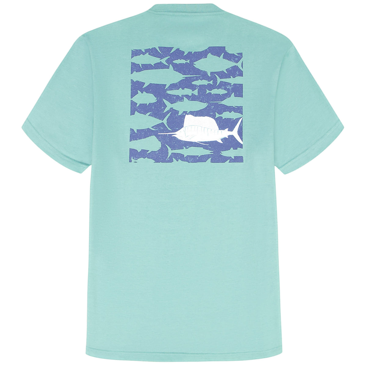 Izod SALTWATER S/S GRAPHIC TEE - AGATE GREEN