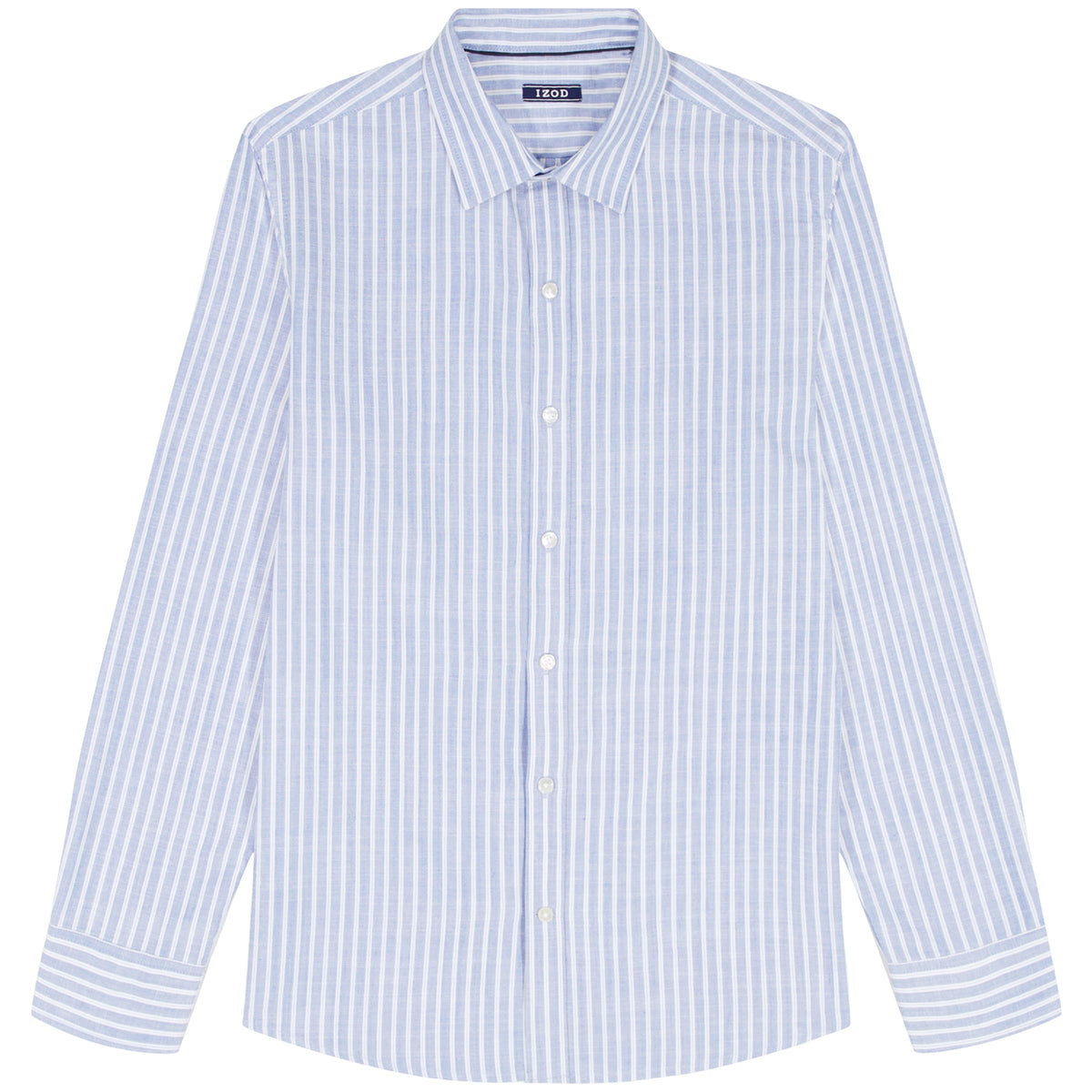 Izod BIG & TALL LUXURY SPORT L/S BUTTON-DOWN SHIRT - REGATTA