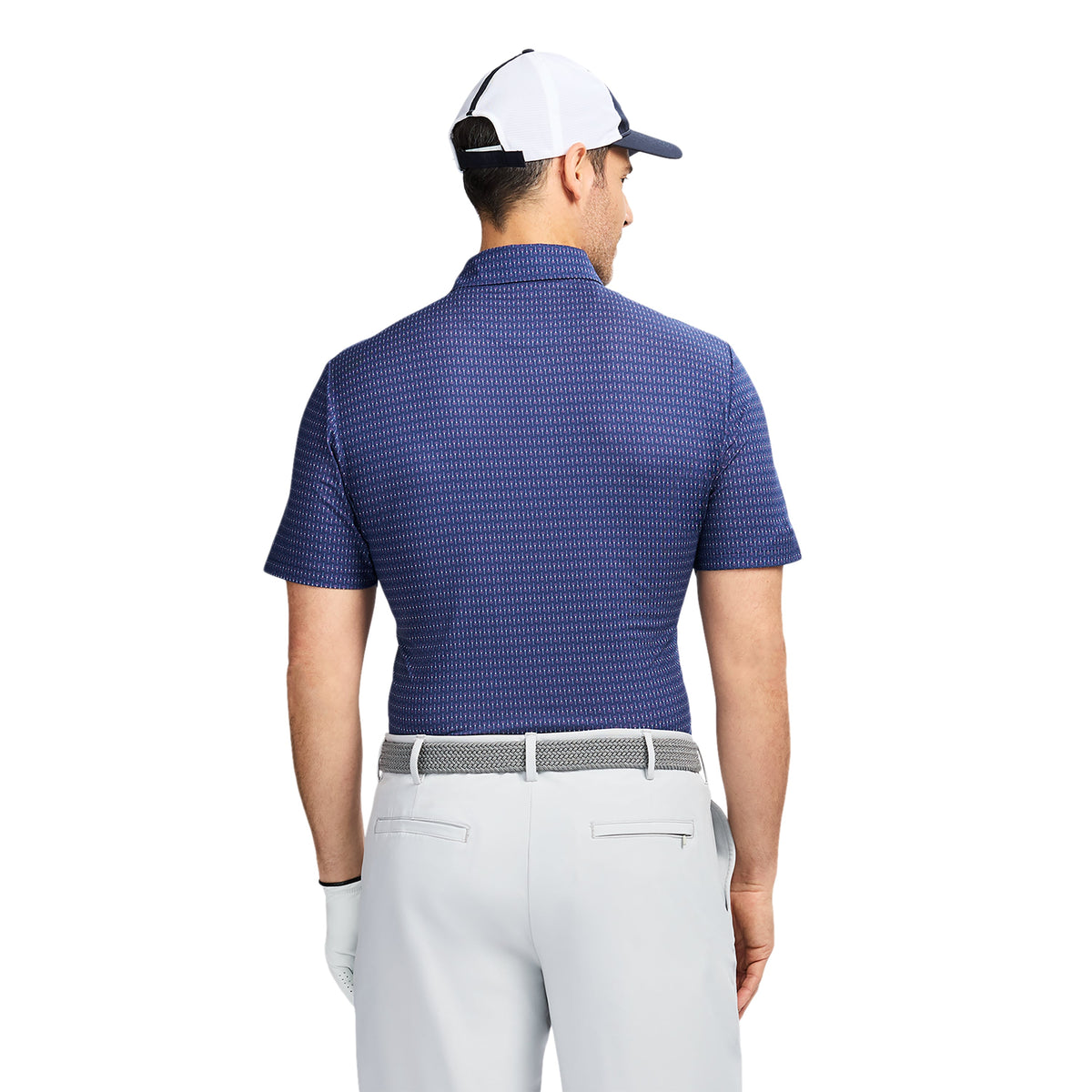 Izod Golf Swingflex Elite Printed Polo - Medieval Blue