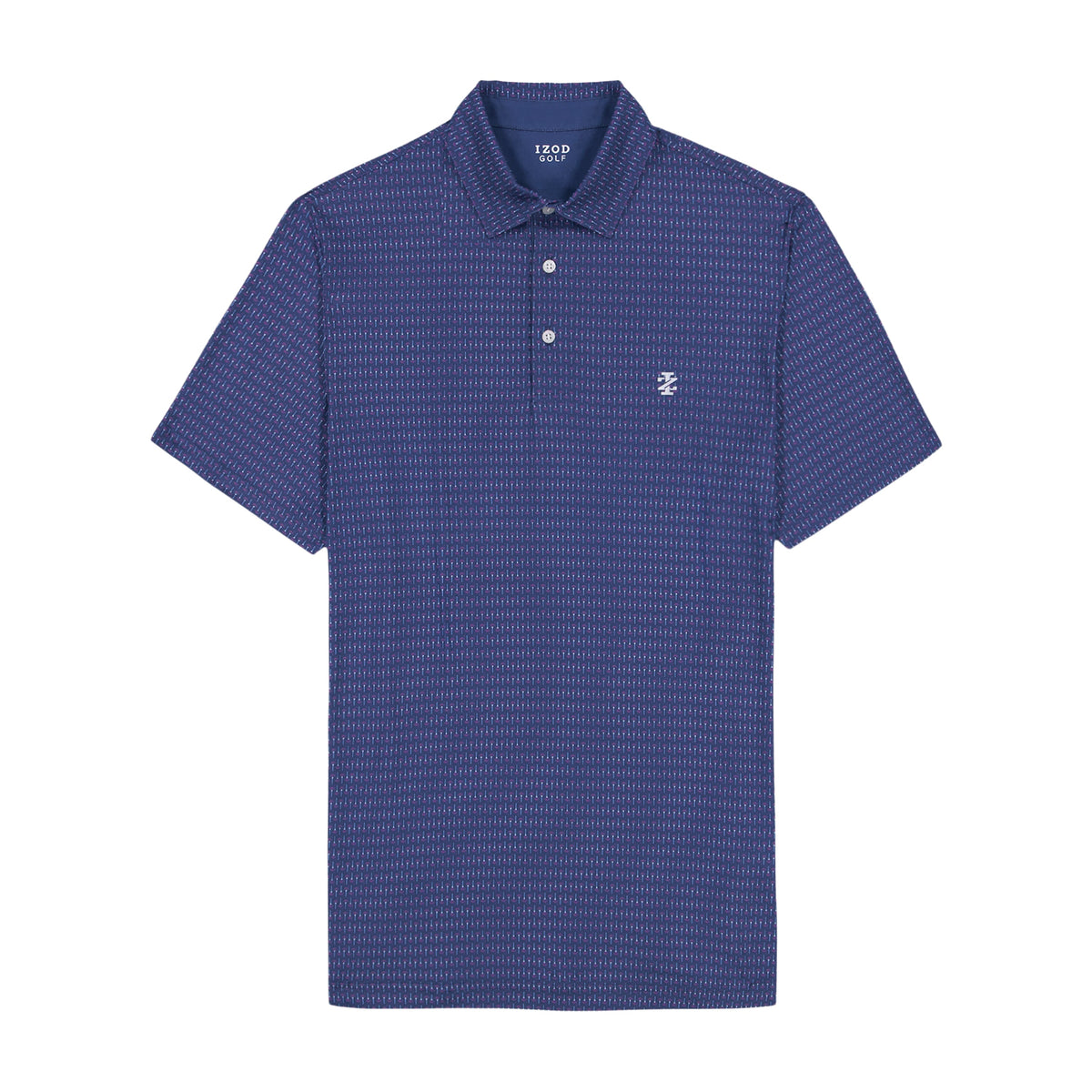 Izod Golf Swingflex Elite Printed Polo - Medieval Blue