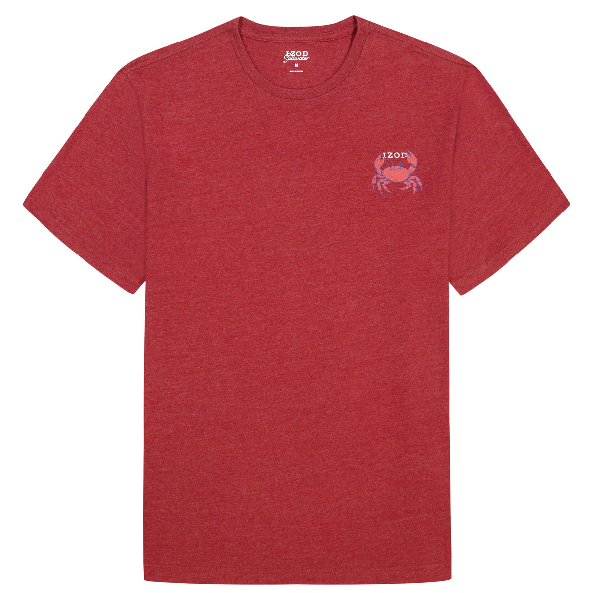 Izod SALTWATER SHORT SLEEVE GRAPHIC TEE - SUNDRIED TOMATO