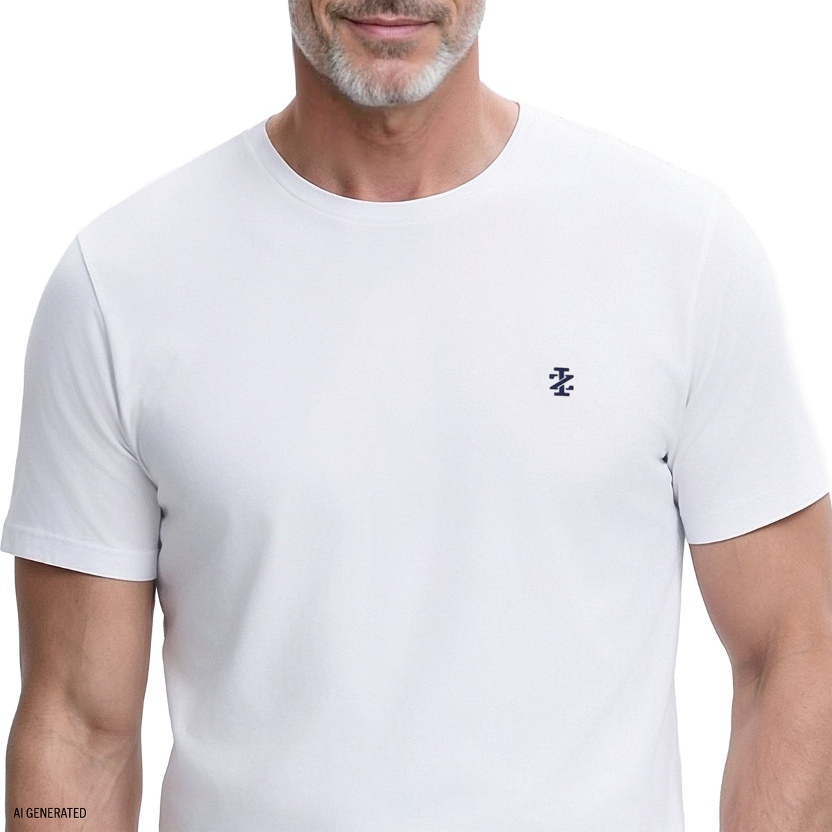 Izod SALTWATER FISHING GEAR S/S GRAPHIC TEE - BRIGHT WHITE