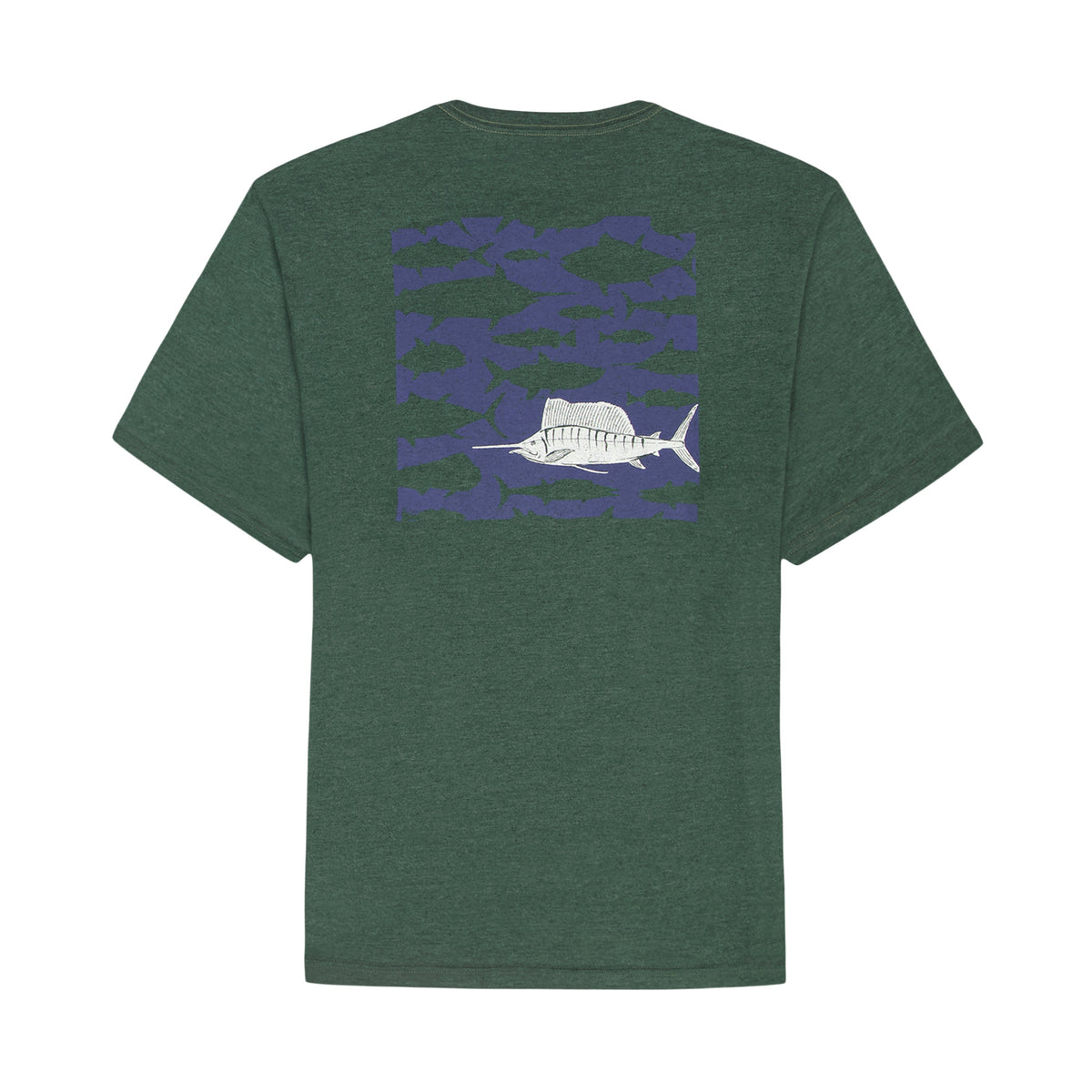 Izod Saltwater Short Sleeve Graphic Tee - Trekking Green