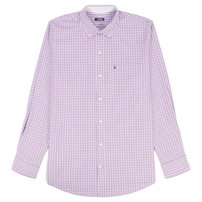 Izod PERFORMANCE COMFORT L/S BUTTON-DOWN SHIRT - ENGLISH LAVENDER