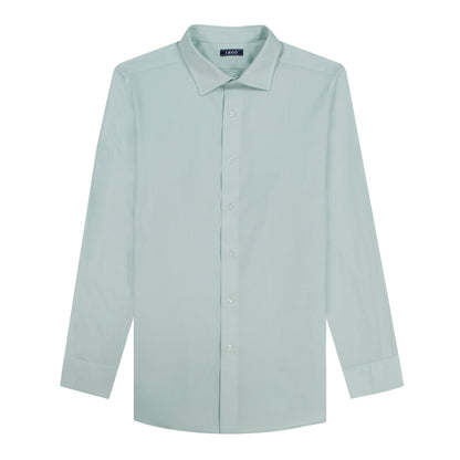 Izod ROYAL TEXTURE L/S BUTTON-DOWN DRESS SHIRT - HARBOR GRAY