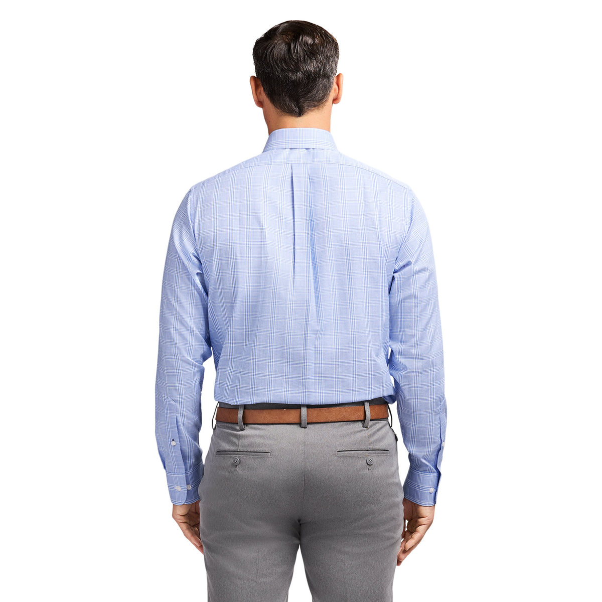 Izod Royal Texture Button Down Dress Shirt - Ultramarine