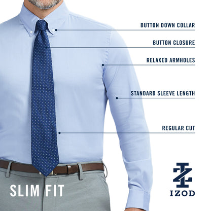 Izod Cool Fx Button Down Dress Shirt - Windsurfer