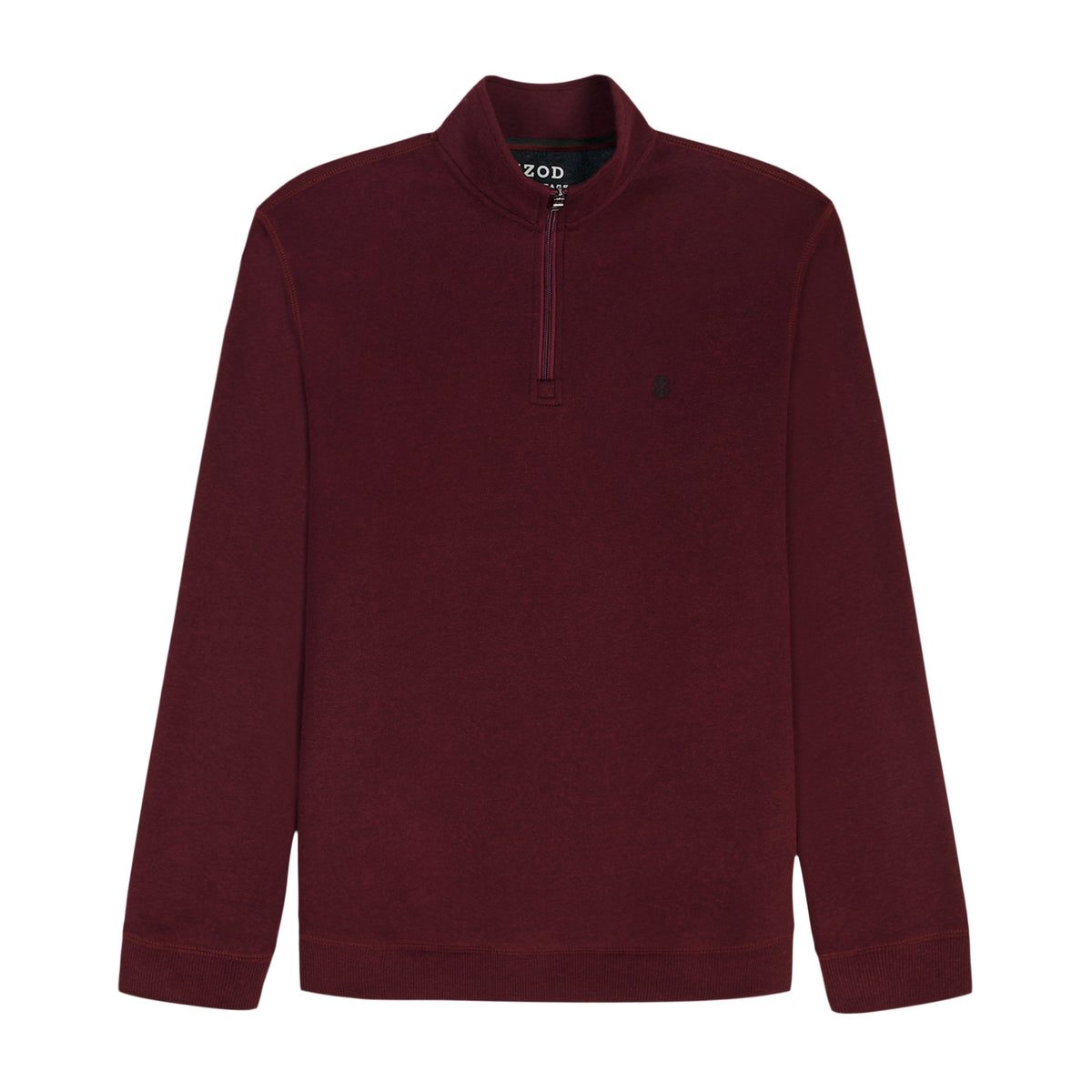Izod Advantage Performance Quarter Zip Fleece - Velvet Maroon
