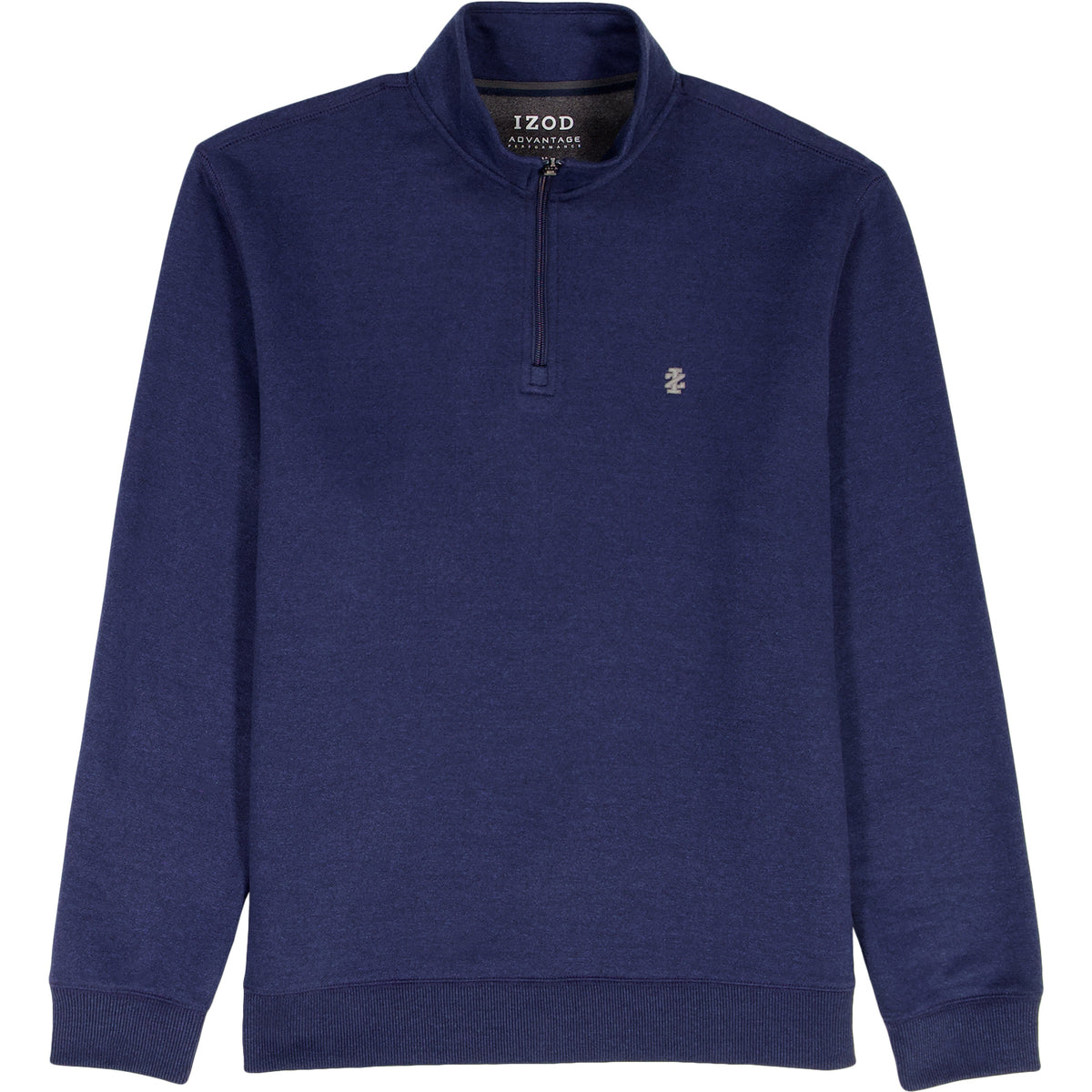 Izod Advantage Performance Quarter Zip Fleece - Navy Blazer