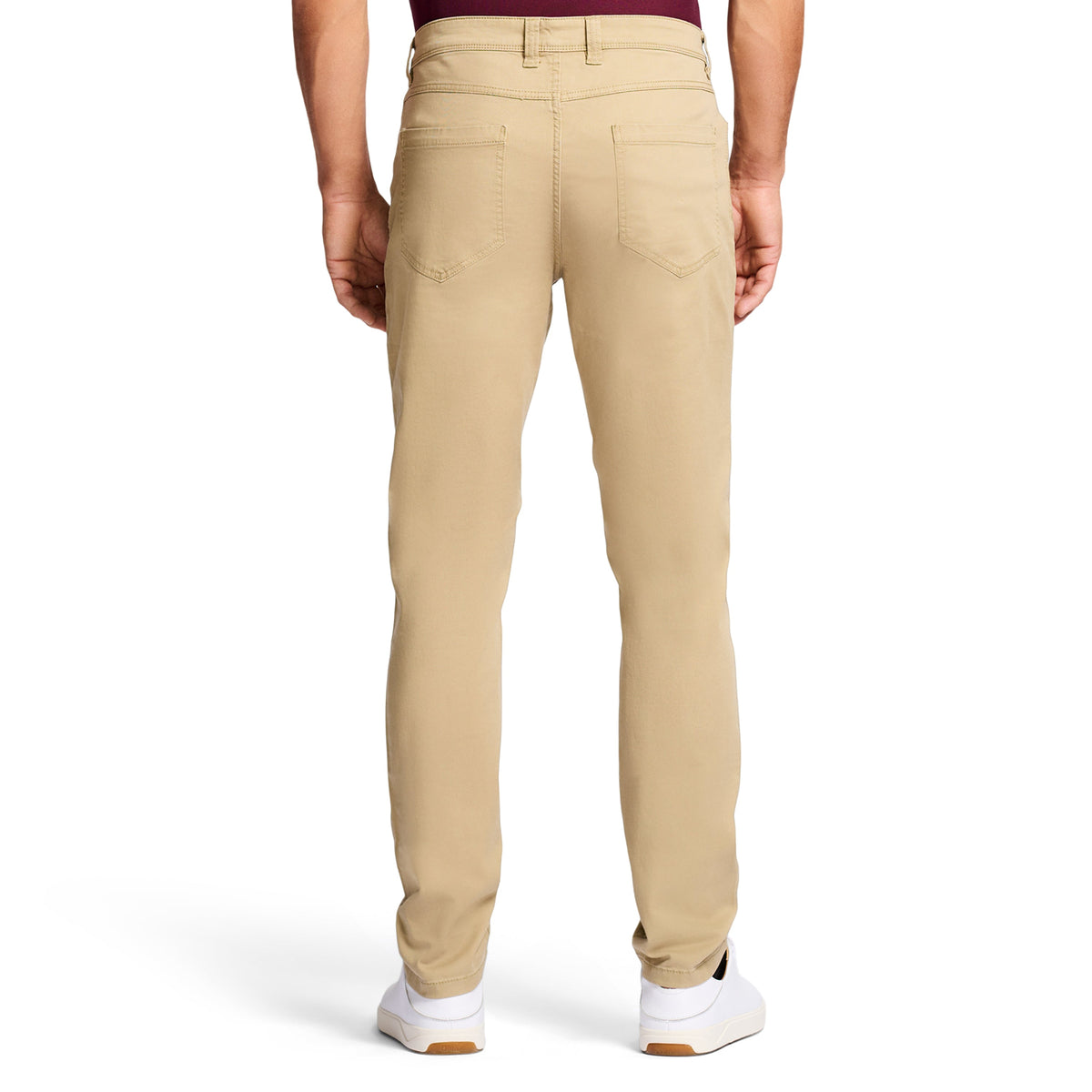 Izod Saltwater 5-Pocket Straight Fit Chino Pant - Cedarwood Khaki