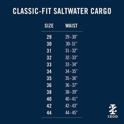 Izod Sltwr Pd Crg Shrt - Medieval Blue