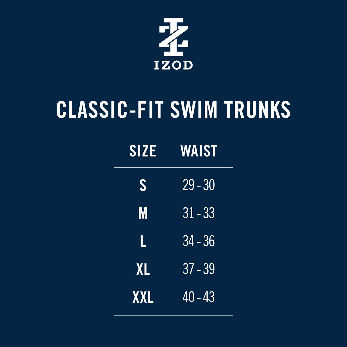 Izod Sltwr Trunk Prt 17 - Dubarry