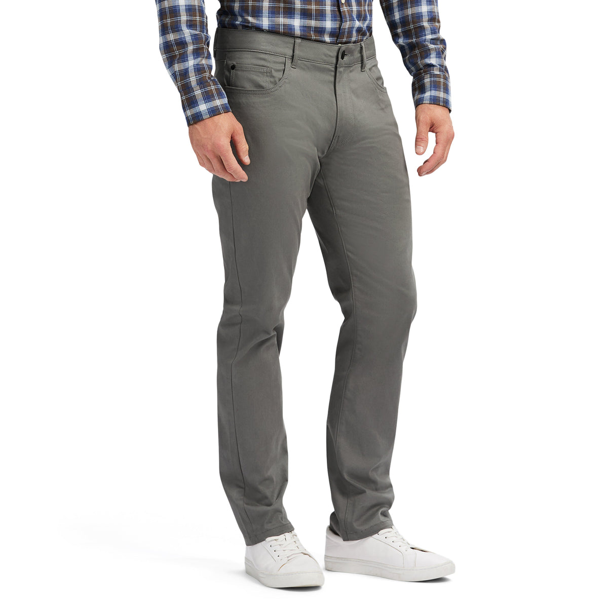 Izod 5 POCKET SUPER SOFT PANT - SMOKED PEARL