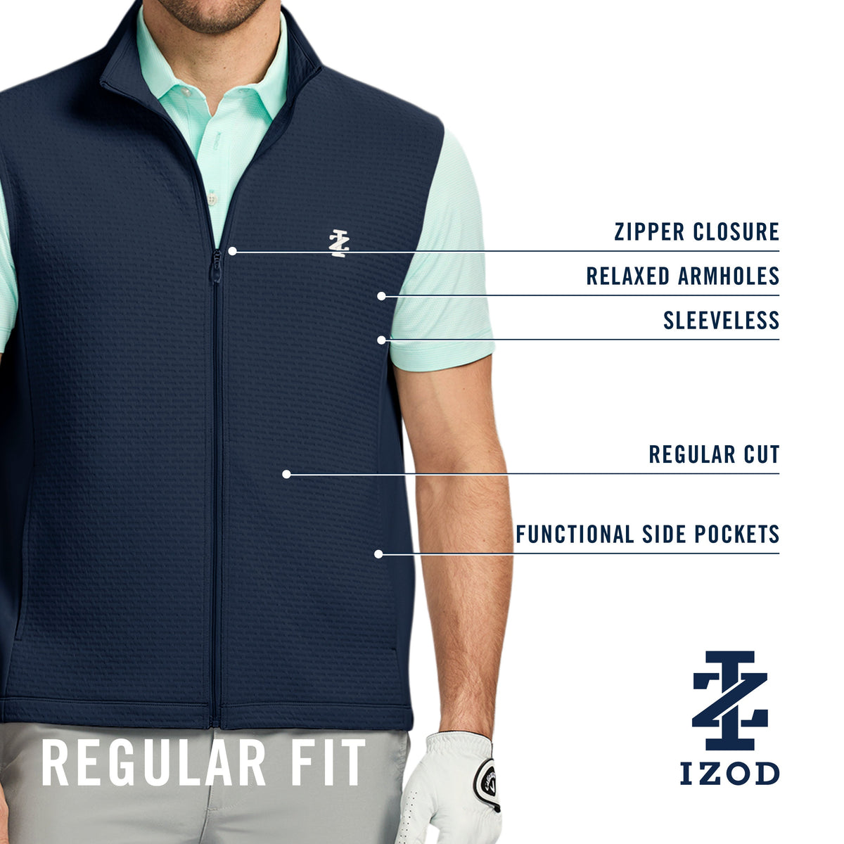 Izod HYDRASHIELD VEST - MOONLIGHT BLUE