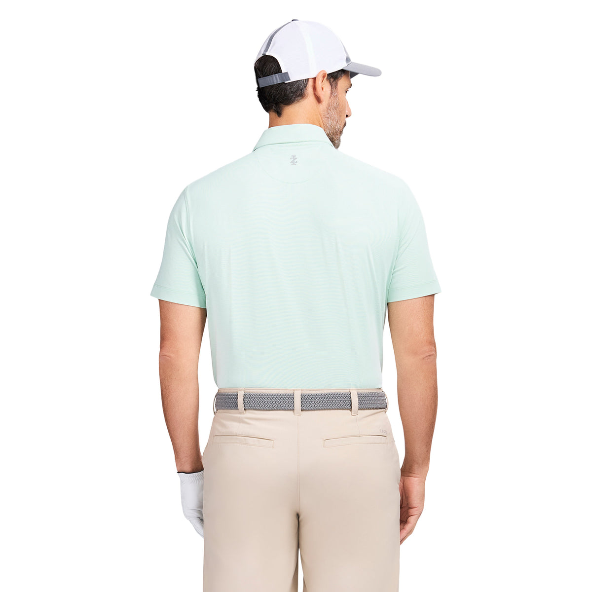 Izod GOLF SWINGFLEX ELITE MESH POLO - SURF SPRAY