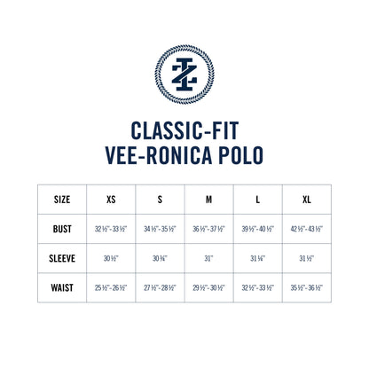 Izod VEE-RONICA COLLARLESS POLO - MEDIEVAL BLUE