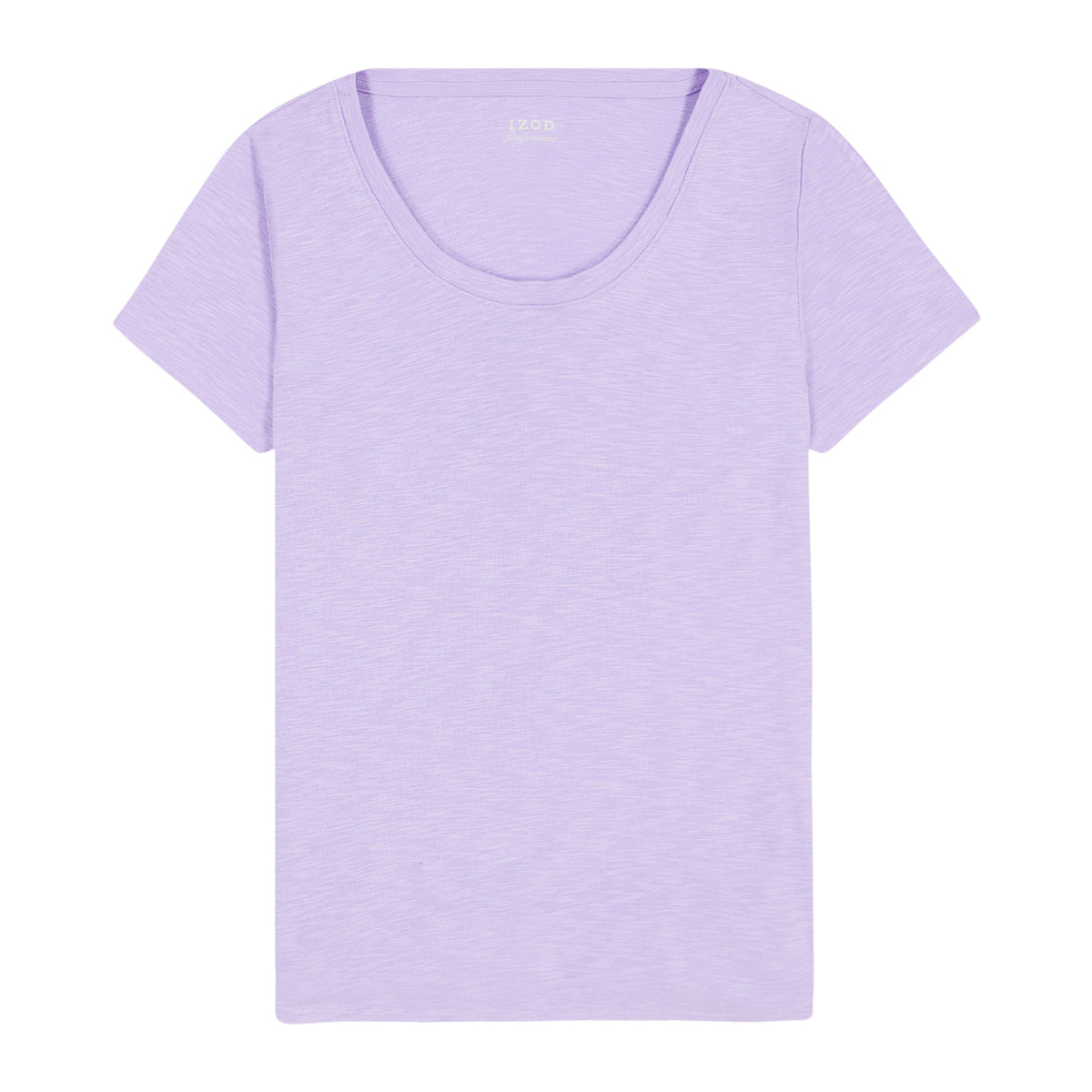 Izod Alex Short Sleeve Slub T-Shirt - Violet Tulip