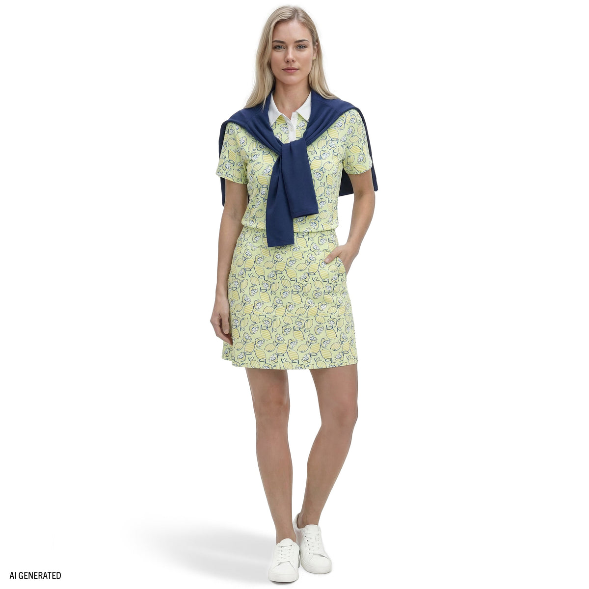 Izod BREE PRINTED SKORT - YARROW