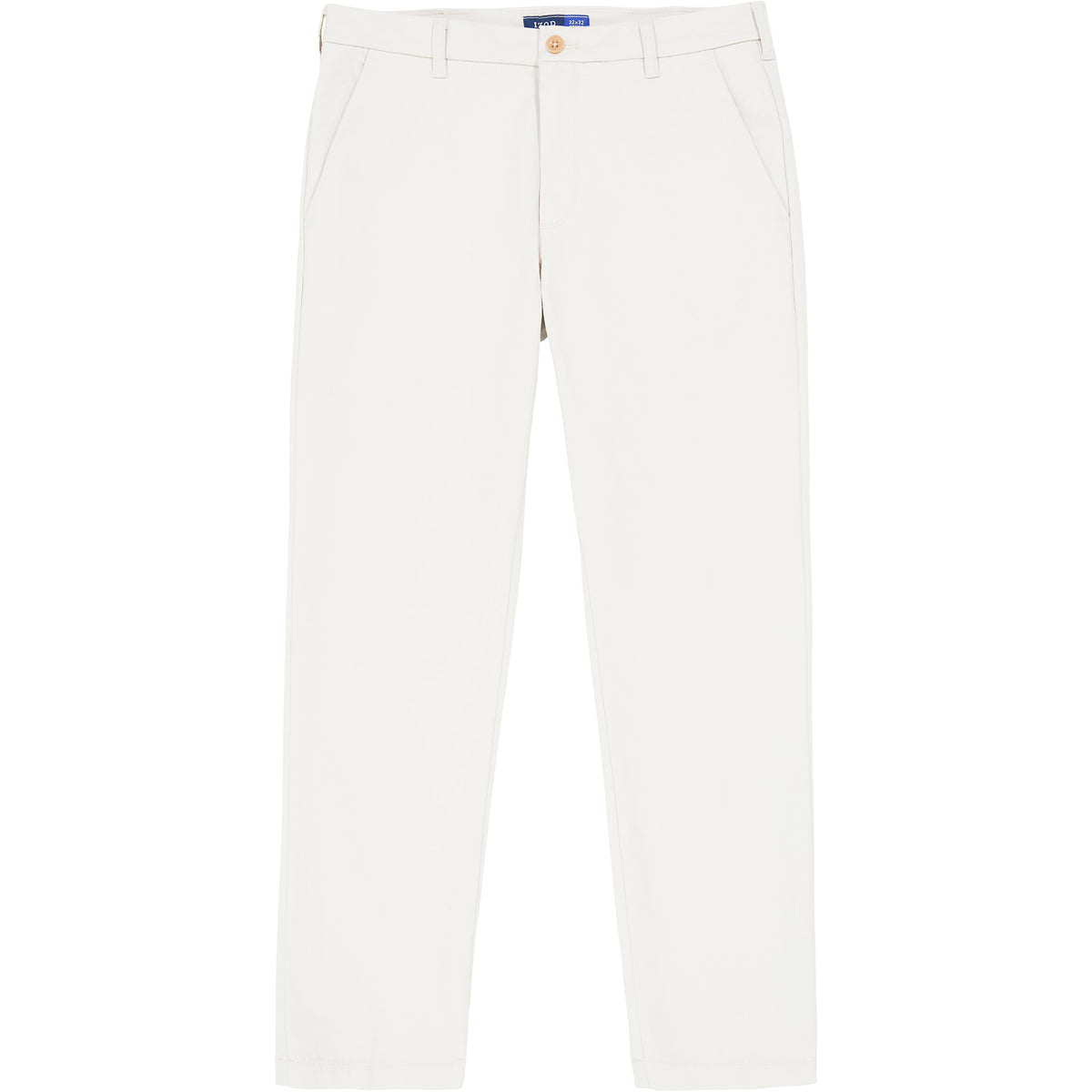Izod Performance Stretch Flat-Front Straight Fit Chino Pants - Warm Pearl