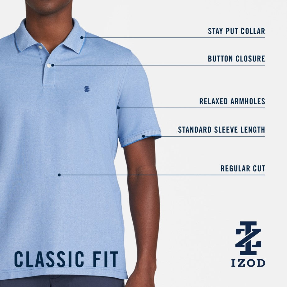 Izod ADVANTAGE PERFORMANCE POLO - LIMPET SHELL