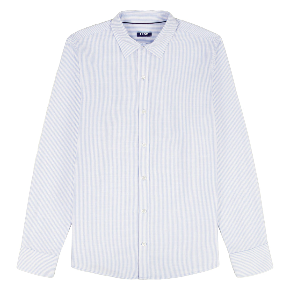 Izod LUXURY SPORT L/S STRIPED SHIRT - PLACID BLUE