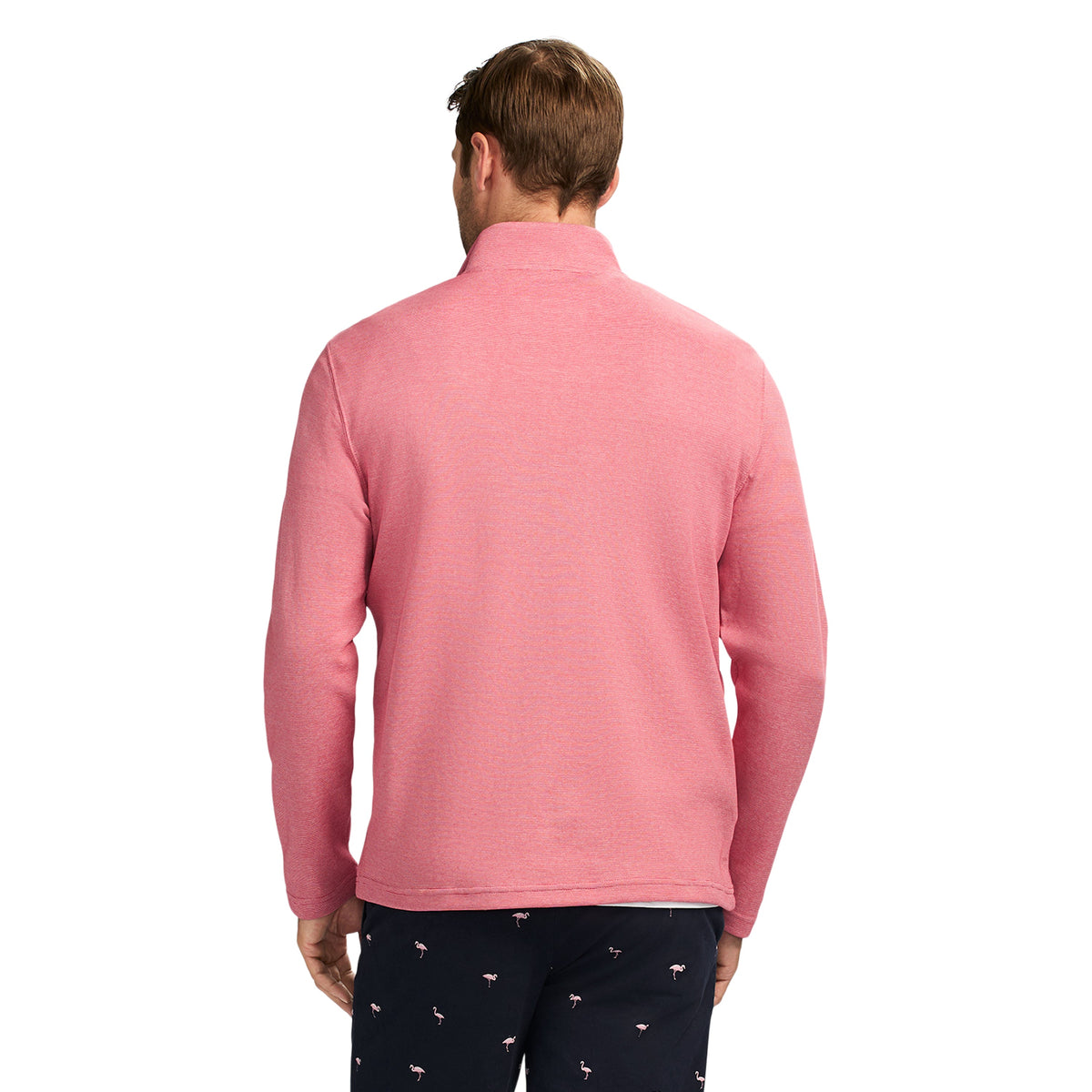 Izod PERFORMANCE COMFORT QUARTER ZIP - HOLLY BERRY