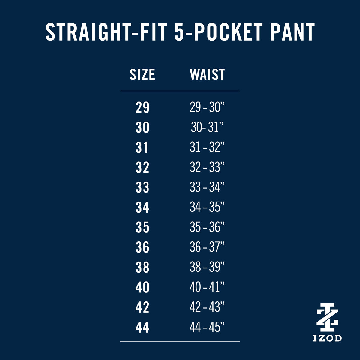 Izod 5 POCKET SUPER SOFT PANT - CEDARWOOD KH