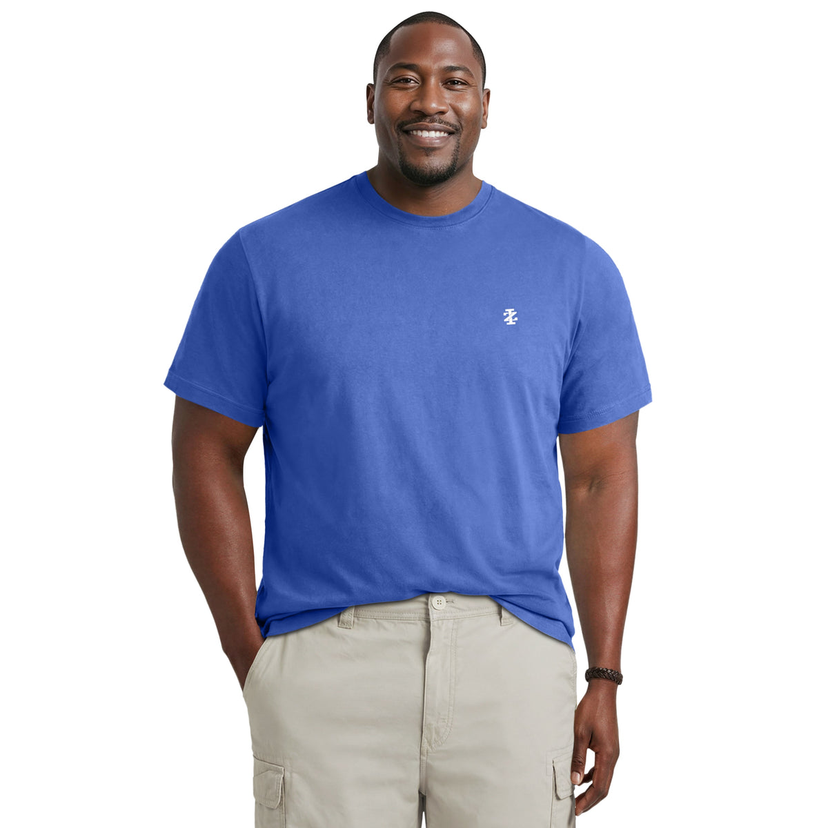 Izod BIG & TALL SALTWATER FISHING GEAR S/S GRAPHIC TEE - TRUE NAVY