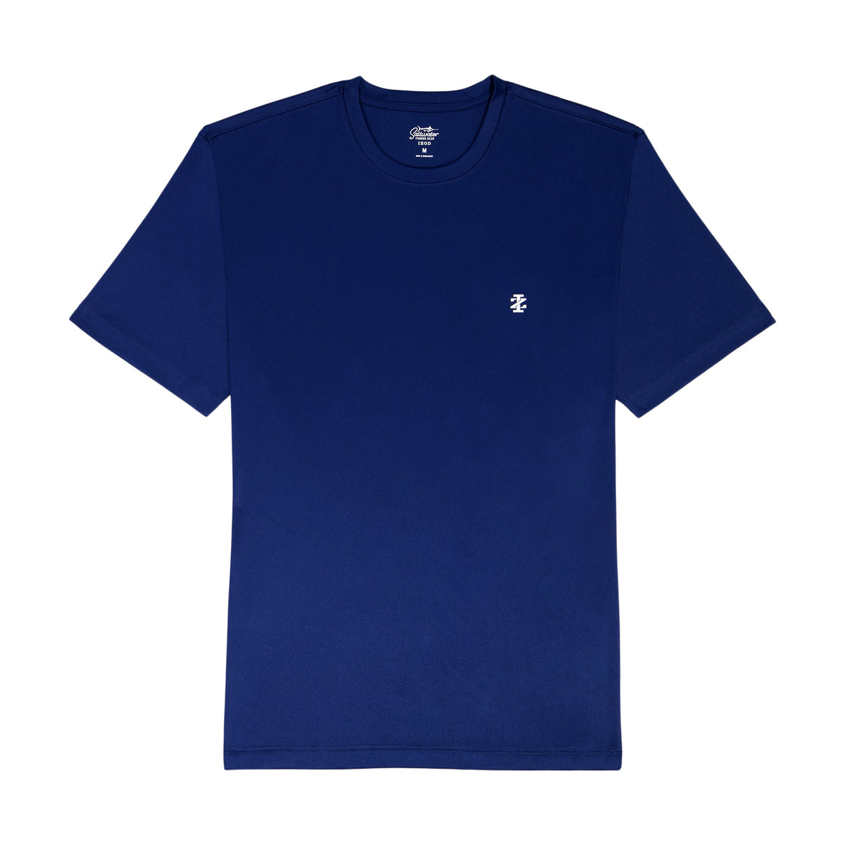 Izod BIG & TALL SALTWATER FISHING GEAR S/S GRAPHIC TEE - MEDIEVAL BLUE