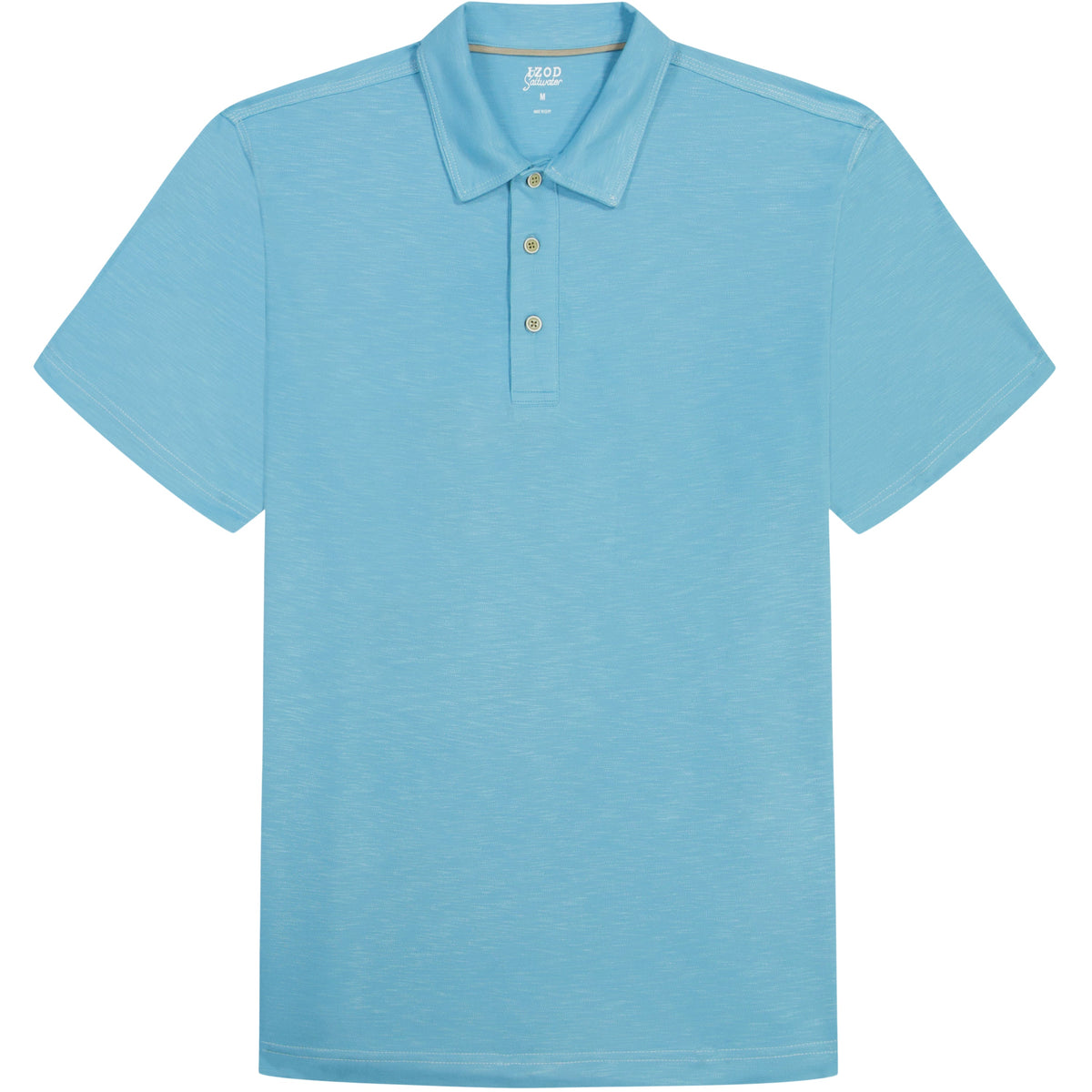 Izod DOCKSIDE S/S SLUB POLO - MILKY BLUE