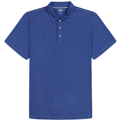 Izod DOCKSIDE S/S SLUB POLO - TRUE NAVY