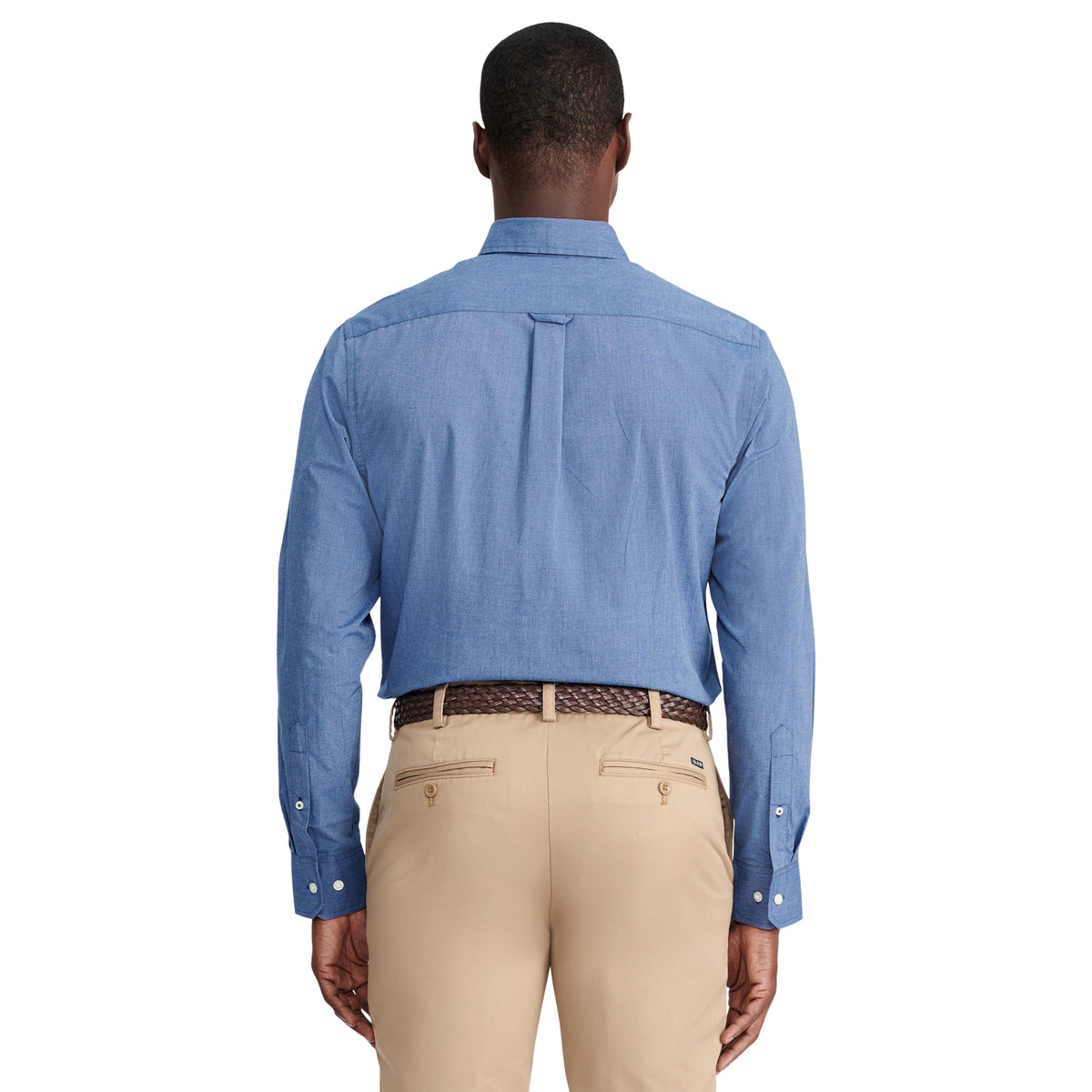 Izod Performance Comfort L/S Shirt - Estate Blue