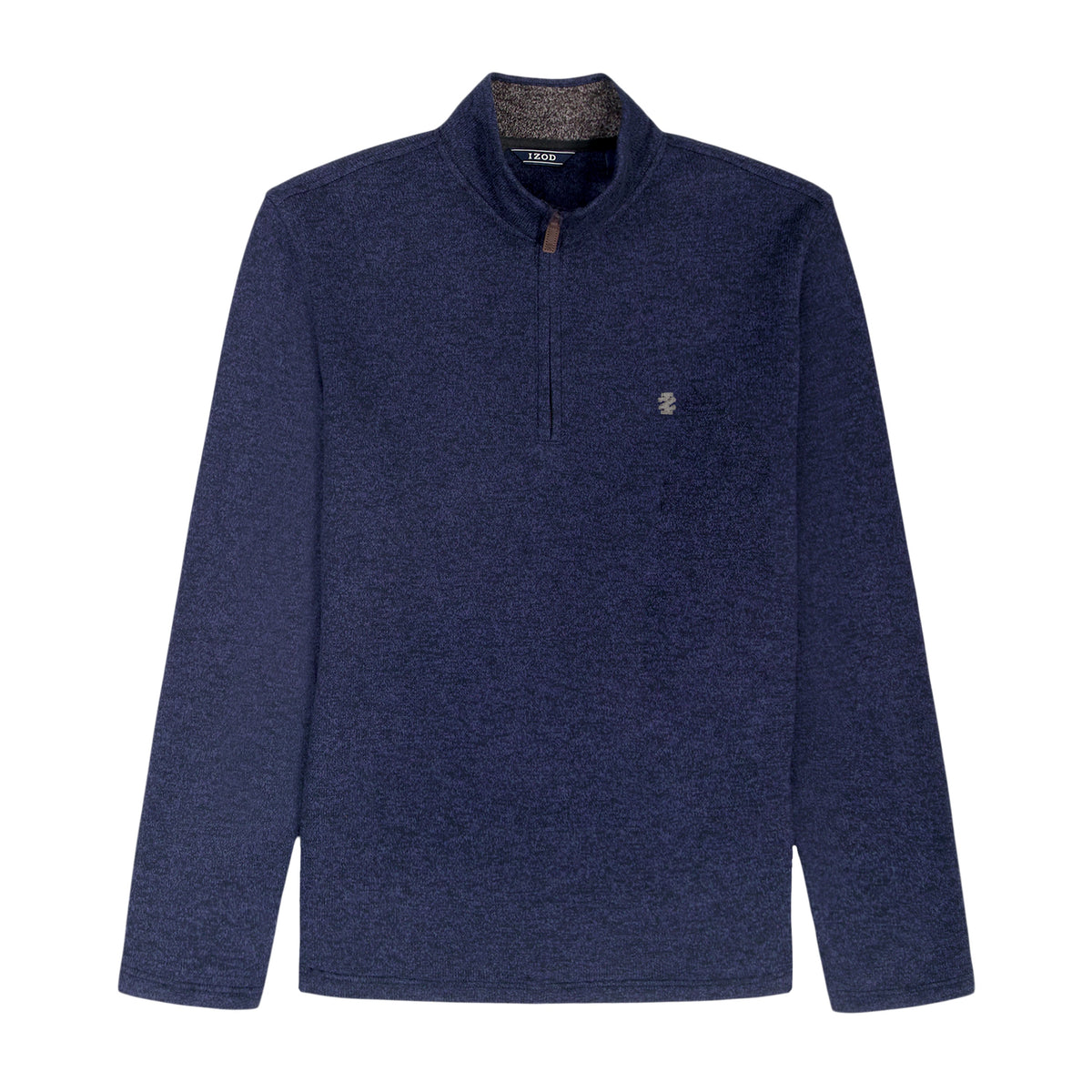 Izod Big & Tall Thermasoft Sweater Fleece Quarter Zip - Navy Blazer