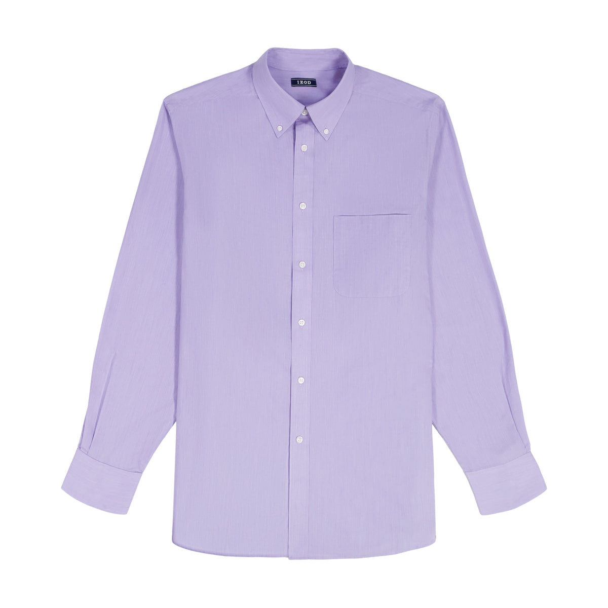 Izod BIG & TALL ALL-OVER STRETCH L/S STRIPED BUTTON-DOWN DRESS SHIRT - DAHL