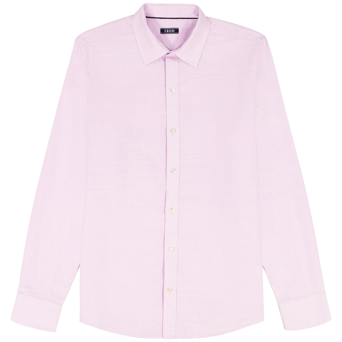 Izod BIG & TALL LUXURY SPORT L/S BUTTON-DOWN SHIRT - PASTEL LILAC