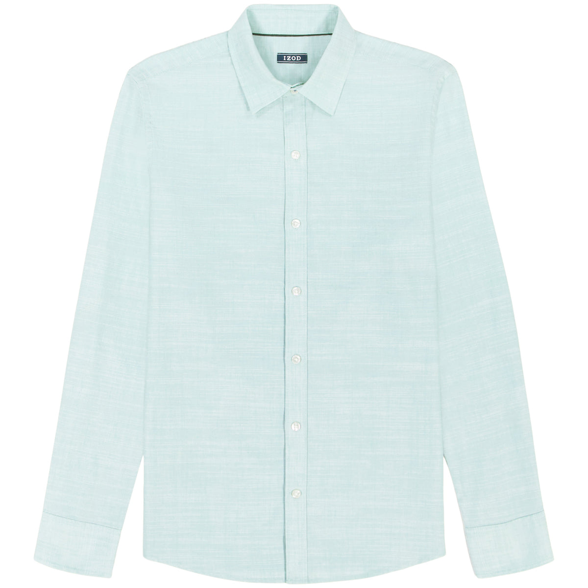 Izod BIG & TALL LUXURY SPORT L/S SHIRT - WASABI